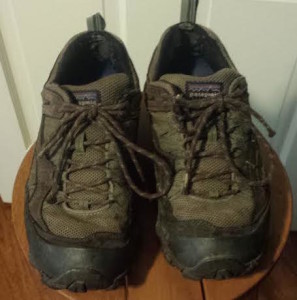 Durable but well worn Patagonia hiking shoes