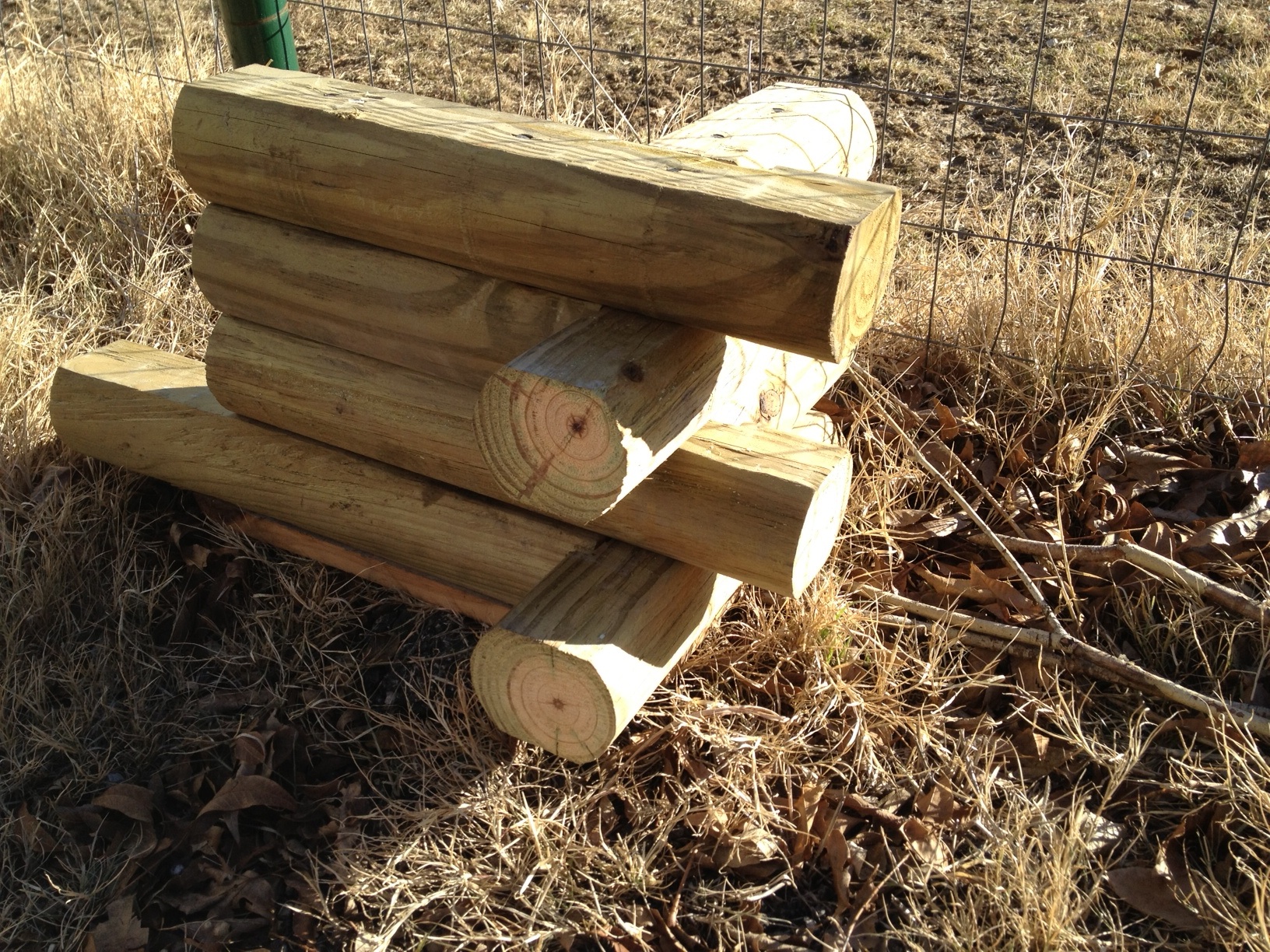The Cabin Project Prepcabin Com, Untreated Landscape Timbers