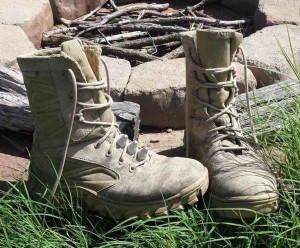 My Bates Tactical Boots (well used)