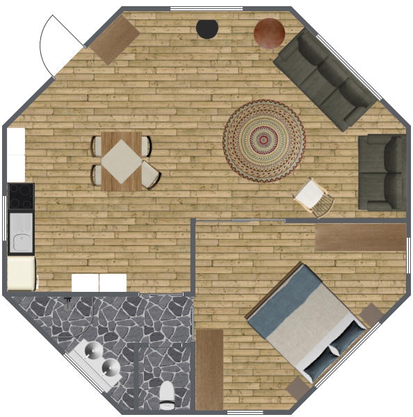 30' Sample Floor Plan